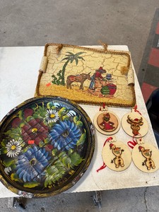 Vintage Plate, Christmas Ornaments & More