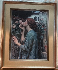 The Soul of The Rose framed print by John William Waterhouse