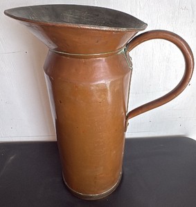 Vintage Tall Copper Pitcher