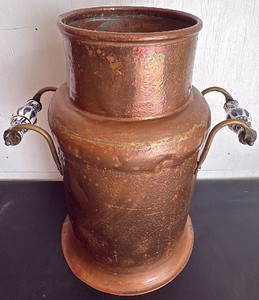 Vintage Copper Milk Can