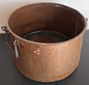 Vintage Hammered Copper Vessel
