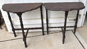 Two Vintage Hall Tables