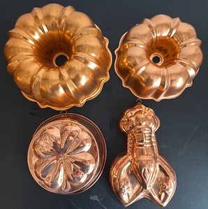 Four Copper Molds