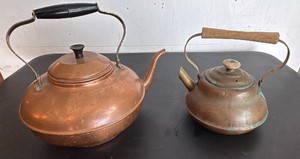 Two Copper Teapots