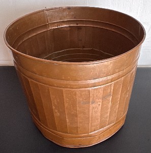Large Vintage Copper Planter