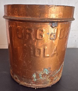 TORG Copper Ice Cream Container