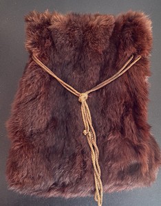Mink Fur Drawstring Purse
