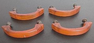 Four Vintage Bakelite Drawer Pulls