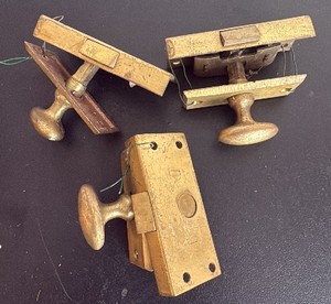 Vintage Brass Rim Locks