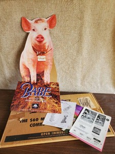 1995 Babe the Movie unused Promotional Theater Standee - Rare