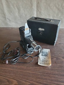 Antique Working SVE Miniature Slide Projector Model RK w Case