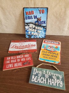 5 Snarky Signs perfect for the Man Cave  Cabin  Bar