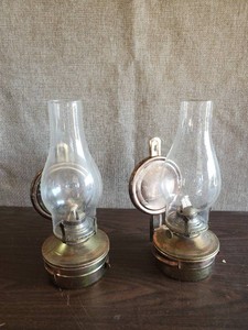 2 12 Tall Wall Sconce Oil Lamps