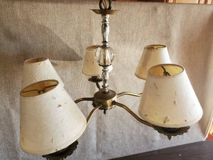 Very Cool Vintage Hanging Lamp - Hardwired