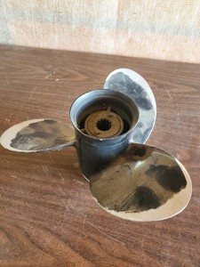 Outboard Boat Motor Propeller in Good Condition