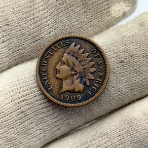 1909 Indian Head Cent  Final Year of the Historic Series