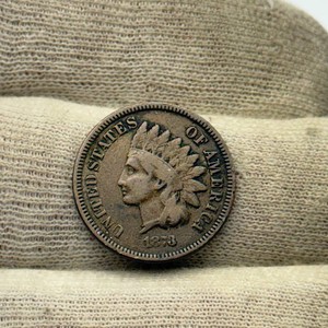 1873 Indian Head Cent  Early U.S. Key-Era Copper Coin