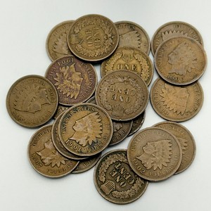 (20) Coin 1900s Indian Head Cent Collection