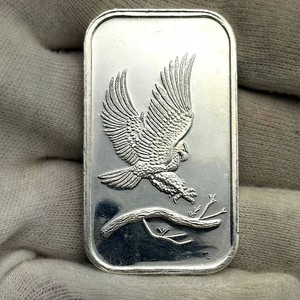 Vintage SilverTowne Eagle 1 Troy Oz .999 Fine Silver Bar  Bullion Retail $100