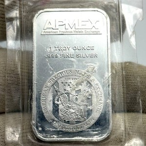 APMEX 1 Troy Oz .999 Fine Silver Bar  American Precious Metals Exchange