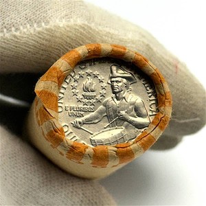17761976 Bicentennial Washington Quarter Roll  40 Coins  $10 Face Value