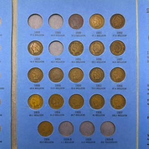 Partial Whitman Indian Head Cent Collection – 18 Coins; Retail $150