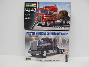 2 New Unbuilt Semi-Truck Model Kits