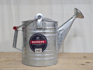 New or Like New BEHRENS Metalware Watering Can wRosette