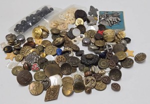 Group of Vintage &amp Antique Buttons