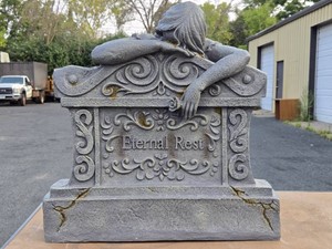 Large Eternal Rest Tombstone Halloween Decoration