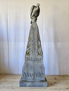 Large 30 Vulture on Tombstone Halloween Decoration&nbsp