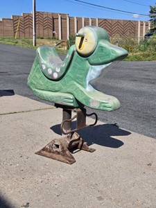 Awesome Vintage Saddle Mates Aluminum Ride-On Playground Frog