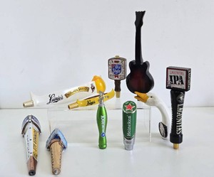 Nice Lot of Assorted Beer Tap Handles - Including Leinenkugels&nbsp