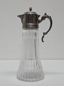 Vintage 1930s era Crystal Claret Jug