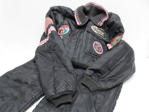 Very Cool Vintage ARCTIC CAT Snowmobile Suit wGreat Patches