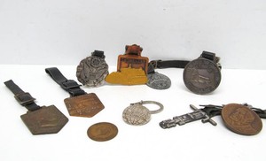 Great Lot of Old Vintage &amp Antique Advertising Watch Fobs etc