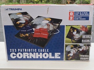 New in Box CORNHOLE Bean Bag Game wBoards