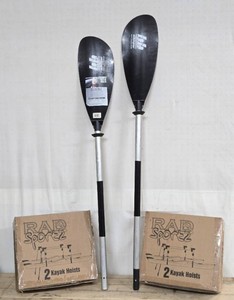 3 Brand New Kayak Hoists &amp Paddle
