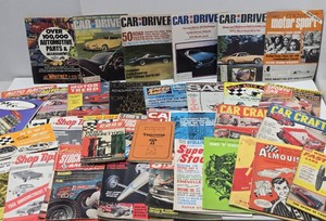 Great Lot of Vintage Hot Rod, Cars &amp Auto Racing etc Magazines &amp other Items