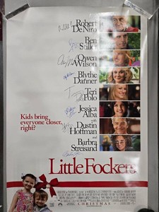Cast Signed Movie Poster for Little Fockers