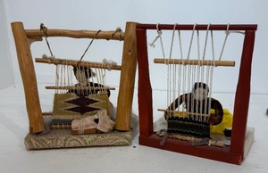 Vintaeg Handmade Native American Weaving Dolls