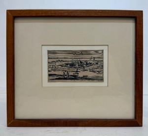Framed Early Antique Dutch Etching Artwork