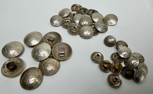 Fantastic Lot of Original US Silver Coins turned into Concho Buttons
