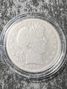 1894 US BARBER HALF DOLLAR IN AIRTITE