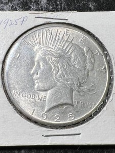 1925 US PEACE SILVER DOLLAR