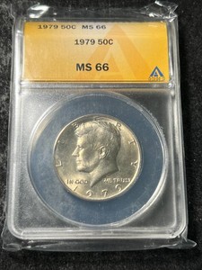 1979 US KENNEDY HALF DOLLAR ANACS MS66