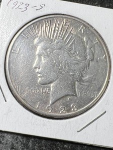 1923-S US PEACE SILVER DOLLAR