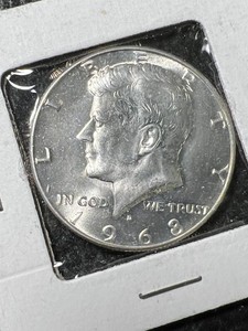 1968-D US KENNEDY HALF DOLLAR