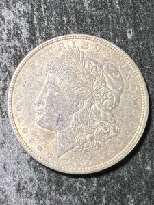 1921-D US MORGAN SILVER DOLLAR