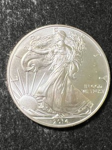 2014 AMERICAN SILVER EAGLE 1 TROY OZ .999 FINE SILVER